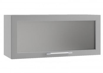 Гарда ПГС 800 шкаф верхний горизонтальный со стеклом Индиго в Дивногорске - divnogorsk.mebel54.com | фото