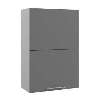 Капри ВПГПМ 600 шкаф верхний высокий Blum Aventos HF (Камень темный/корпус Серый) в Дивногорске - divnogorsk.mebel54.com | фото