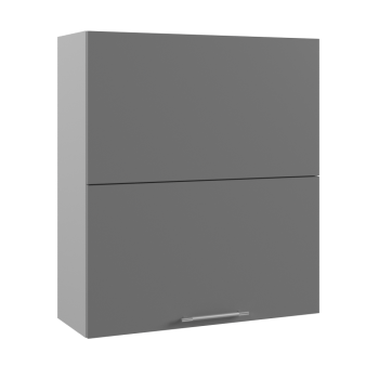 Капри ВПГПМ 800 шкаф верхний высокий Blum Aventos HF (Камень темный/корпус Серый) в Дивногорске - divnogorsk.mebel54.com | фото