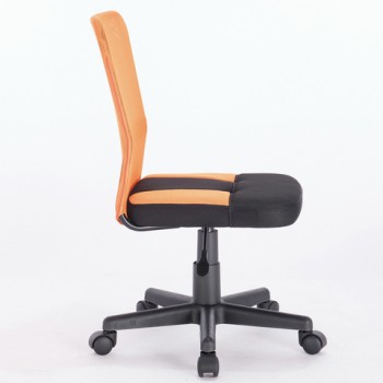Кресло компактное BRABIX Smart MG-313 (черный, оранжевый) в Дивногорске - divnogorsk.mebel54.com | фото