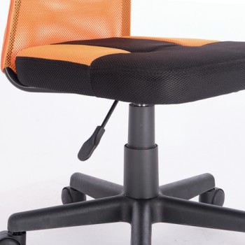 Кресло компактное BRABIX Smart MG-313 (черный, оранжевый) в Дивногорске - divnogorsk.mebel54.com | фото