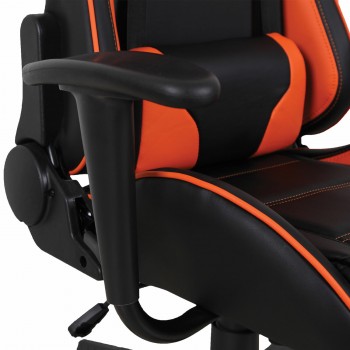 Кресло компьютерное BRABIX GT Racer GM-100 (черный, оранжевый) в Дивногорске - divnogorsk.mebel54.com | фото