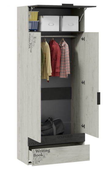 Шкаф комбинированный для одежды «Оксфорд-2» в Дивногорске - divnogorsk.mebel54.com | фото