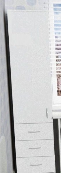 Шкаф-пенал №2 (закрытый)  Винтерберг/Белое дерево в Дивногорске - divnogorsk.mebel54.com | фото